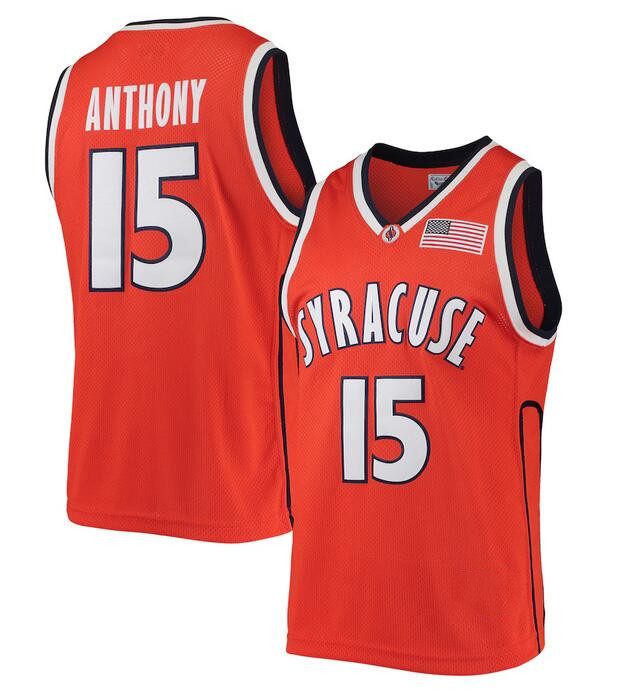 Men's Syracuse Orange Active Player Custom Orange Stitched Basketball Jersey